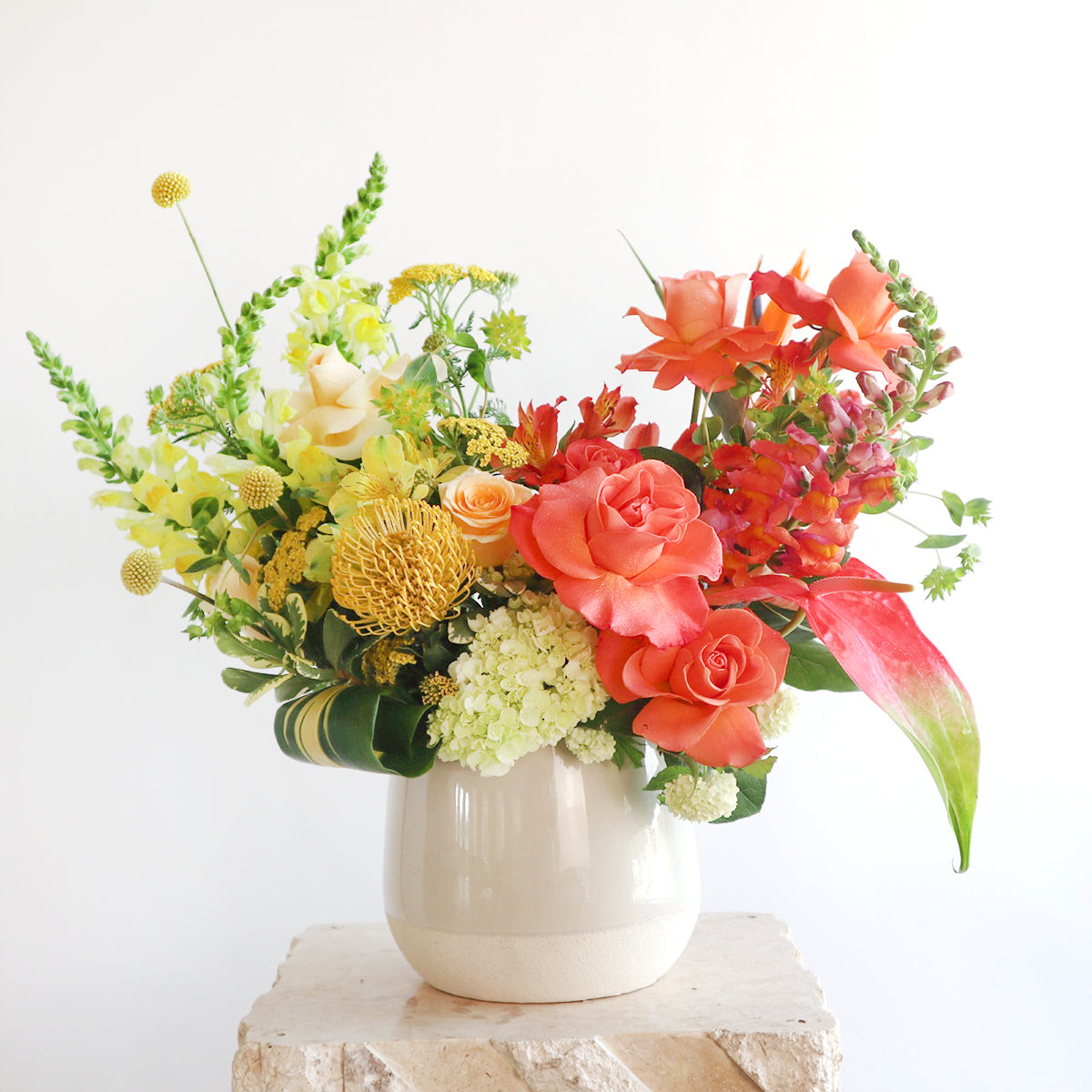 Designer Blooms Choice Vase - Bright and Cheerful